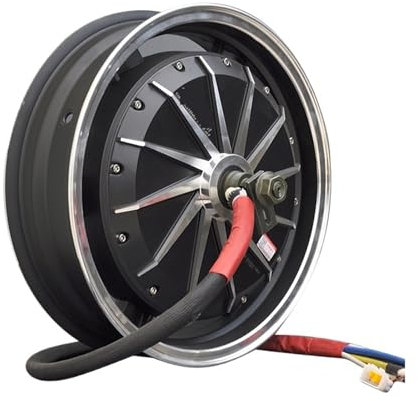 VAYEODEYU Elektrofahrrad-Bausatz, E-Bike Umbausatz 253 BLDC Nabenmotor 14x3,5 Zoll 3000W 48V 60V 72V 80kmh Scheibenbremse 40H(72v 80kmh)