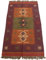 Orientalischer grob gewebter Kelim Teppich 160 * 90 cm - Muster 7 / Teppiche und Bodenmatten