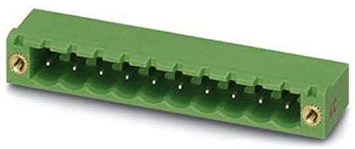 PHOENIX CONTACT MSTB 2,5 HC/6-GF Leiterplattengrundleiste, Grün, 2.5mm² Nennquerschnitt, 6 Anzahl der Anschlüsse, MSTB 2,5 HC/..-GF Artikelfamilie, 5mm Rastermaß, 50 Stück