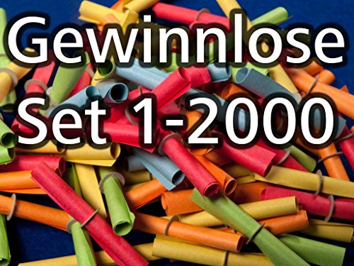 Röllchenlose bunt gemischt, Set 1-2000
