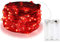 BOLWEO LED Lichterkette, 10Ft/3M 30Leds Weihnachtsschnur- Outdoor String Batterie Betrieben, Wasserdicht für Weihnachtsbaum CHRISTMAS, Festlich, HÄUSER ETC (Rot)
