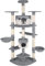 tectake® Arbre à Chat XXL Griffoir pour Chat en sisal H201 cm, Maison pour Chat Jeux Chat Appartement Accessoire Chat avec Grattoir Chat Niche Chat Couchage Chat Hamac Chat Panier Chat Lit pour Chat