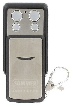 Sommer – Mando a distancia 868 mhz 4 canales tapa acero inoxidable Nueva puerta de garaje Sommer – 4031