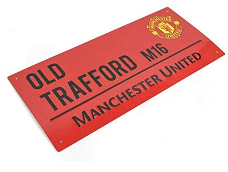 Manchester United Colour Street Sign - Multi-Colour