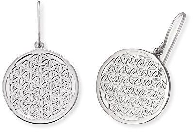 Engelsrufer Blume des Lebens Ohrhänger für Damen 925er-Sterlingsilber Größe 21 mm