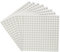 Katara 1741 Set of 8 Baseplates For Building Blocks, Compatible with Lego, Sluban, Papimax, Q-Bricks, 16x16 studs, White