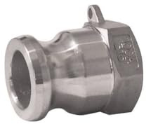 Raccord Camlock male - filetée femelle en inox - Type A - Ø A: 1''____Ø B: 1''