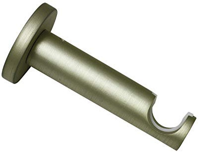 Gardinia Träger 1-Lauf offen für Ø 19 mm champagner 9 cm, Metall