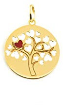 Pendentif Arbre de Vie Or Jaune 9 Carats brillant - Certificat de Garantie - Mondepetit - 2582