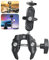R094 Super Clamp Multi-Functional Camera C Clamp Mount, 1/4 Ball Head Monitor Mount 3/8 Hole Adjustable Video Shooting, Mobile Clamp for INSTA360 Action Cameras, Vlog Cam Selfie Live Streaming