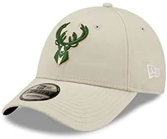 New Era Milwaukee Bucks NBA Essential Stone 9Forty Adjustable Cap - One-Size