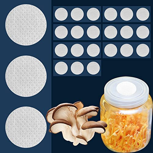 ZHANXUBIO Membranfilter Aufkleber 58mm 0,2um Stark Haftende Filterscheibe für Pilzzucht (58mm, 24 Stück)