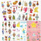Sugeru 100+ Tattoo Kinder Hautfreundlich,Glitzer Tattoos Aufkleben Sticker Kids Kinder Mädchen,Mitgebsel Kindergeburtstag//Sojabohnenextrakt–Natürliche Sichere Inhaltsstoffe (Glänzend-Prinzessin)