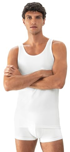 Mey Herren Tanktop Rundhalsausschnitt Serie Dry Cotton | Körpernahe Passform, Breite Träger, Klimaanlage, Single-Jersey, Gr. 4-8