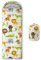 Datura home Kinder-Schlafsack für Mädchen, Cartoon-Waldtier-Bär, Tiger, leicht, warm, für drinnen und draußen, wasserdicht, kältebeständig, Schlafsack für Camping, Wandern (Wald, 81,3 x 228,6 cm)