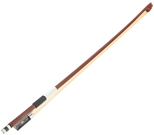 Supvox Geigenbogen Geigenersatz 1/10 Geigeninstrumentenbogen Ausgewogener Geigenstiche Gitarrenbogen Rosshaargeige Musikbogen Geigenzubehör Geigenstab Holz Student