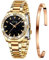 CIVO Damen Uhren Edelstahl Sternenhimmel Gold Designer Analoge Quarz Wasserdicht Elegant Armbanduhr für Damen