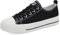 Casbeam Jungen Turnschuhe Kleine Kinder Schwarz Running Sport Canvas Schuhe Girs Leichte Atmungsaktive Schuhe Low Top Casual Walking Schuhe 33 EU