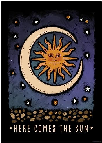 Grindstore Laminiertes Mini-Poster Hello World Here Comes The Sun