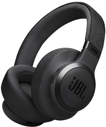 JBL LIVE 770 NC Style/Design/Hybrid Noise Canceling/Bluetooth Enabled/Multipoint/Over-Ear Headphones/Black/JBLLIVE770NCBLK