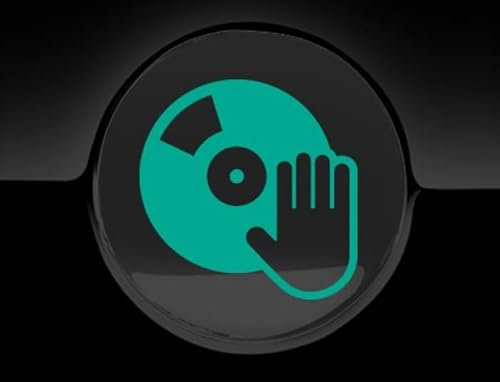 Dj Music Tankdeckel-Aufkleber, mehrfarbig (Fuel-Aqua)