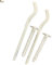 BricoLoco.com Juego Soporte radiador pared extralargo blanco. Colgador sujeta radiadores hierro fundido o aluminio. Colgar radiador. Tacos con embellecedor incluidos. (1)