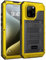 Beeasy for iPhone 15 Pro Max Case Waterproof Heavy Duty Tough Metal Armour Cover Shockproof Dustproof Built-in Screen Protector, Robust Full Body Protective Military Rugged Case for 15 Pro Max, Yellow