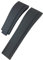 NRYCR 20 mm 21 mm Gummi-Uhrenarmband für Rolex Submariner OYSTERFLEX Daytona GMT Yacht Master Strap Edelstahl Verschluss Armband, 21 mm, Achat