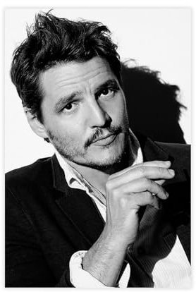 MExmeb Leinwand-Poster, Motiv: Schauspieler Pedro Pascal 8, Wandkunst, Dekordruck, Bild Gemälde für Wohnzimmer, Schlafzimmer, Dekoration, ungerahmt, 30 x 45 cm