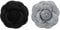PATIKIL Épingle en Tissu Camellia, 2 Pièces Broche de Fleur Artificielle Broches pour Femmes Filles Décoration de Fête de Mariage en Tissu Accessoires de Bijoux Cadeau, Gris/Noir