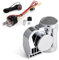 FARBIN 12V Motorrad Hupe Auto Horn Kit Air Horn 150db Laute Luft Hupe Druckluft Hupen Kit für Motorrad LKW Auto Boot Pickup Jeep (12V, Silbrig Kabelbaum und Druckknopf)