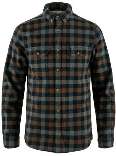 Fjällräven Herren Skog Hemd, Dark Navy/Dark Oak, XL