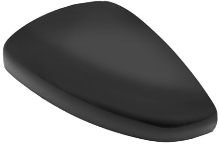 Ollanoos Wing Mirror Cover Left Passenger Side(Gloss Black Painted), Wing Door Mirror Cover Cap Casing Replacement for Peugeot 208 2012 2013 2014 2015 2016 2017 2018 2019
