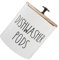 CRILSTYLEO Apothecary Jars Lids Decorative Storage Bin for Laundry Capsules Dishwasher Tablets