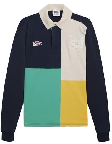 Umbro Rugby-Trikot für Herren, Dark Navy/Mehrfarbig, XS
