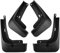 Auto Mudguard Für Chery Tiggo 7 Plus 2023-2024 4er Set vorne hinten Abwaschbar Einfache Montage Strapazierfähig Schwarz Auto Fender