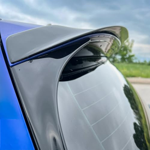 Oneway Dachspoiler (Cap) kompatibel mit Volkswagen Golf VII (7&7.5) HB GTi/GTD/R/R Line 2013-2020 - Schwarz glänzend