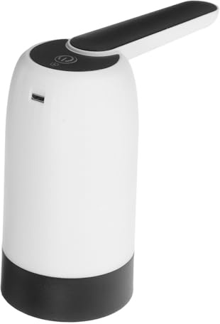 Lurrose Elektrischer Wasserspender für Flaschen mit USB Aufladung Kompaktes Design Leichte Pp Materialien Einfacher Wasserentnahme für Kleine Räume und Reisen
