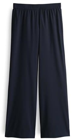 someday Damen Wide Leg Pants | Schlupfhose Charlie Wide Ease mit Komfortbund Ocean, 34