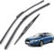 ZHAOWLI Scheibenwischer Set für Audi A6 C6 4F Allroad Quattro 2006-2011, Auto Scheibenwischerblatt Ersatz-Scheibenwischer für Frontscheibe Ersatzwischblätter