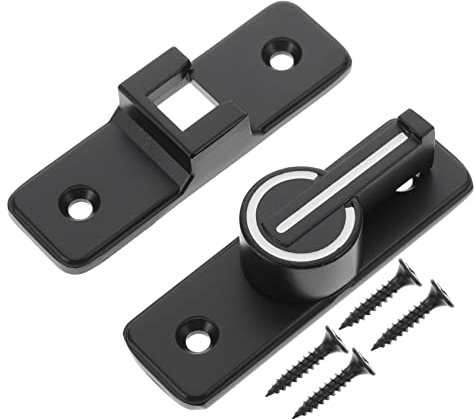 Lurrose Serratura Bullone Luminosa per Porta Scorrevole Chiusura per Finestre Portoni e Garage Facile da Installare e Resistente Alla