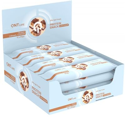 QNT Protein Snack (12x60g) Peanut Caramel - Bars - Protein Bars