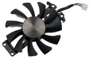 YLGOZFM Laptop-Ersatzteile GA81S2U 75 mm 4-poliger GTX 960-Kühlerlüfter für ZOTAC GTX960, 4G PCI-EDC-Grafikkartenkühlung(1-Fan)