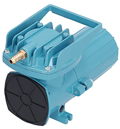 Cuifati DC 12 V 18 W Aquarium-Sauerstoffpumpe, Aluminiumlegierung, Phosphat-Oberflächenbehandlung, Hochenergiesparende Luftpumpe für Aquarium, Teich, Aquakultur