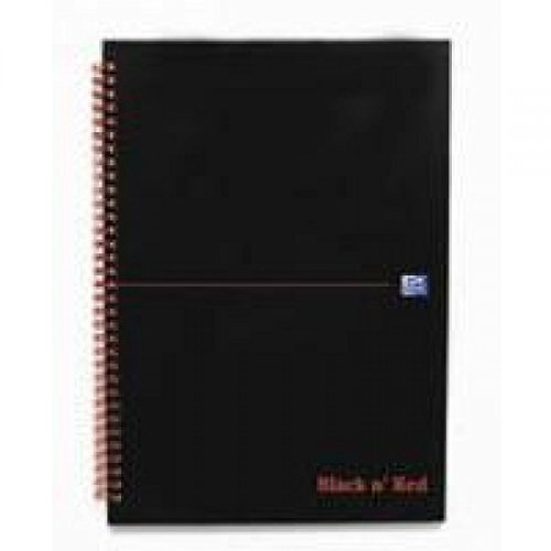 Black n Red Book Wirebound 90gsm Ruled Indexed A-Z 140 Pages A4 Ref M67005 [Pack of 5]