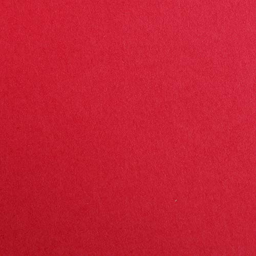 Clairefontaine - Ref 97856C - Maya Coloured Smooth Drawing Paper (Pack of 50 Sheets) - 120gsm Paper - A1 (84 x 59.4cm) - Red Colour - Deep Dyed, Acid Free, pH Neutral