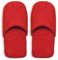Excelsa Bagno Caldo Pantofole Da Uomo, Spugna, Rosso, 29x12x5 cm