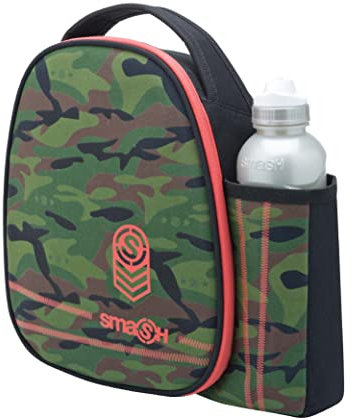 SMASH Camo Insulated Lunch Bag and Bottle 500ml