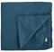Linen & Cotton Weicher Griff Spannbettlaken Spannbetttuch Bettlaken mit Gummizug Alicia - 100% Leinen Gewaschen, Petrol Blau (140 x 200 cm) Laken Leintuch Betttuch Bettwäsche Bett Doppelbett Sommer
