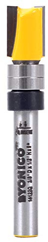 YONICO Router Bits Pattern Bit Flush Trim 3/8-Inch Diameter 1/4-Inch Shank 14122q